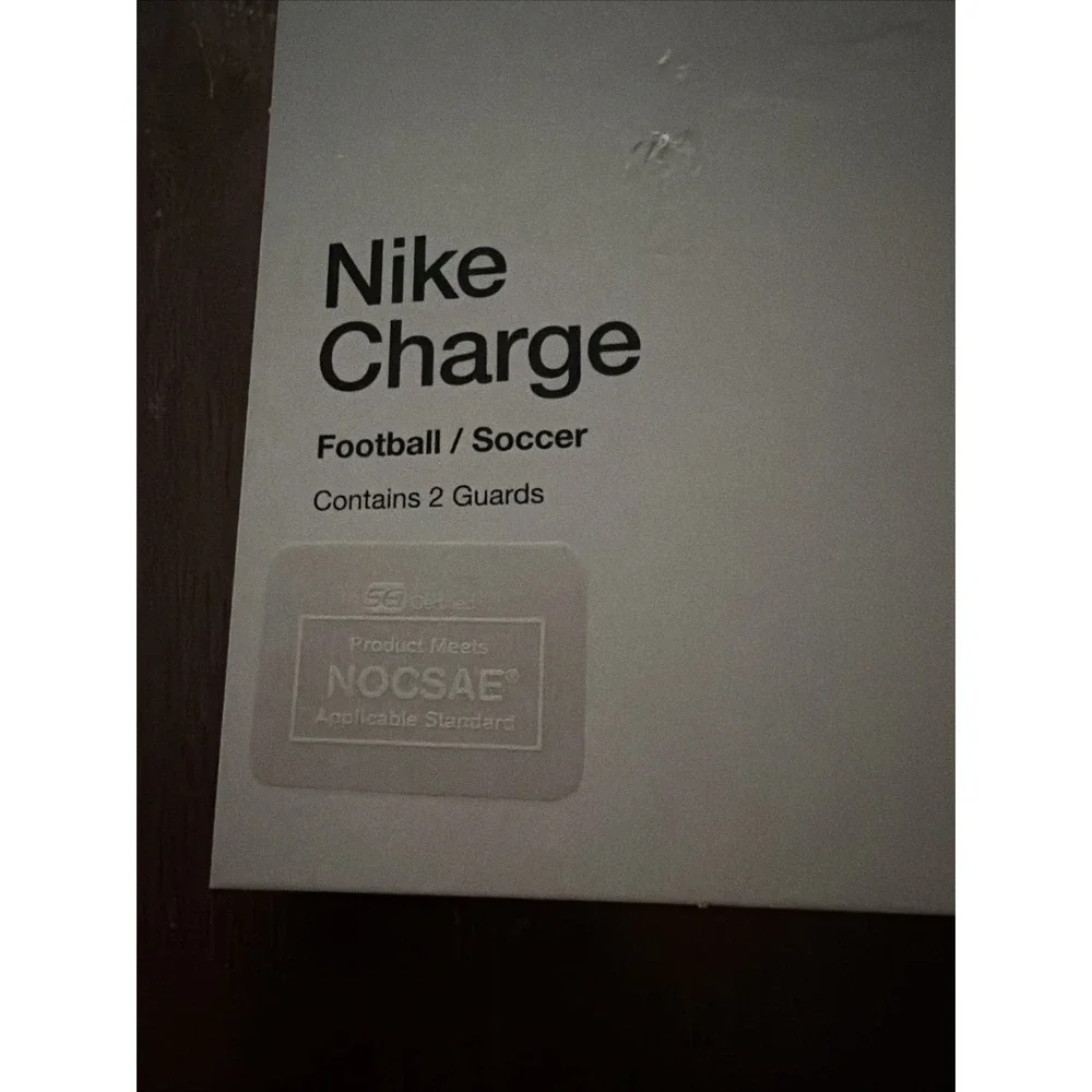 Nike Charge Shin Guards Adult Unisex Large Blue